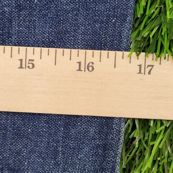 Vintage 80s Wrangler Jacket XS 17x29 Dark-Wash - Picture 11 of 12